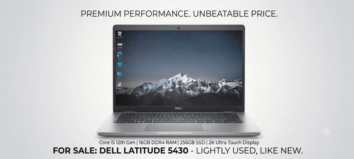 Dell Latitude 5430 | i5 12th Gen | 16GB RAM | 256GB SSD | 2K Touch Screen