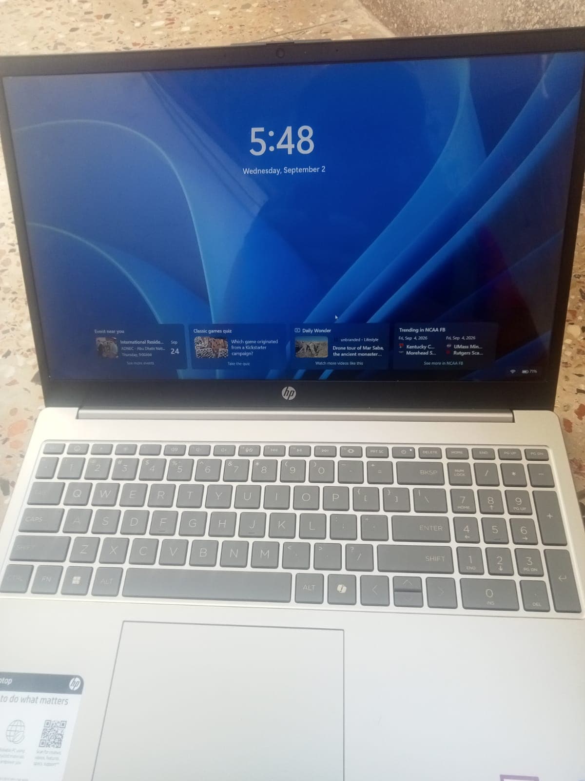 HP 15 Laptop – Intel Core Ultra 5 125H | 8GB DDR5 | 512GB SSD | Touchscreen