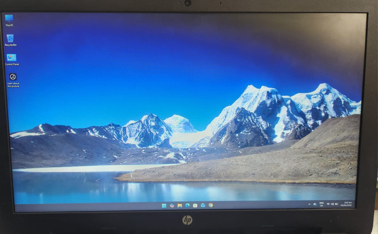 Hp laptop core i5 6th