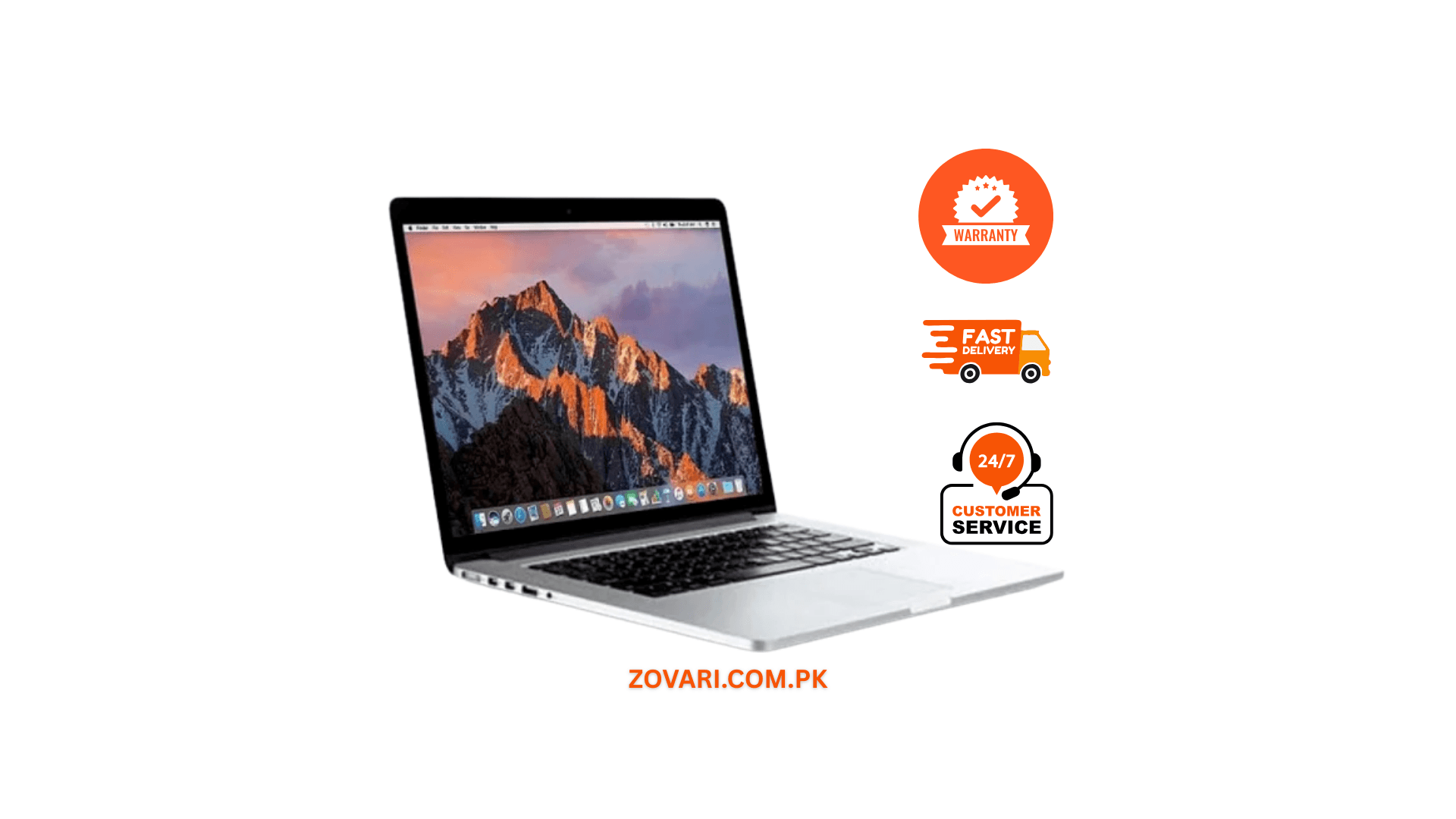 Apple MacBook Pro 15" Retina (Mid 2015) i7 2.5GHz 16GB RAM 128GB SSD Monterey