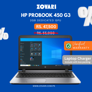 HP ProBook 450 G3 (Core i7) - 100% Original Condition (No Repair/No Paint) - 2GB Dedicated Graphics